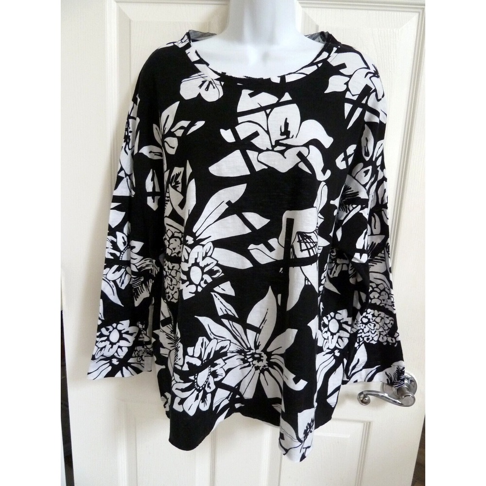 NEW!! WESTBOUND Sz Large 14/16 Long Dolman Sleeve Top, Blouse, Shirt